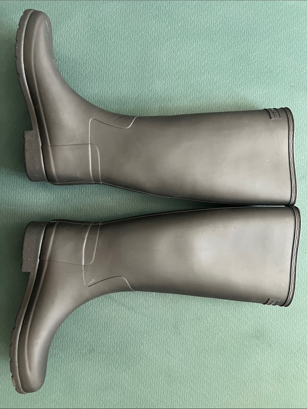 Hunter Tall Matte Black Rain Boots - Picture 6 of 6